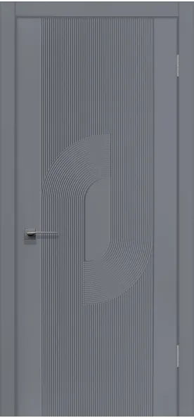 Межкомнатная дверь Electrum SOLO 4 Серая эмаль