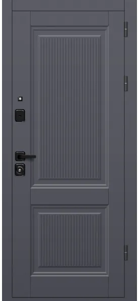 Входная дверь OIKO Standart Classic Grey / Софт Белый
